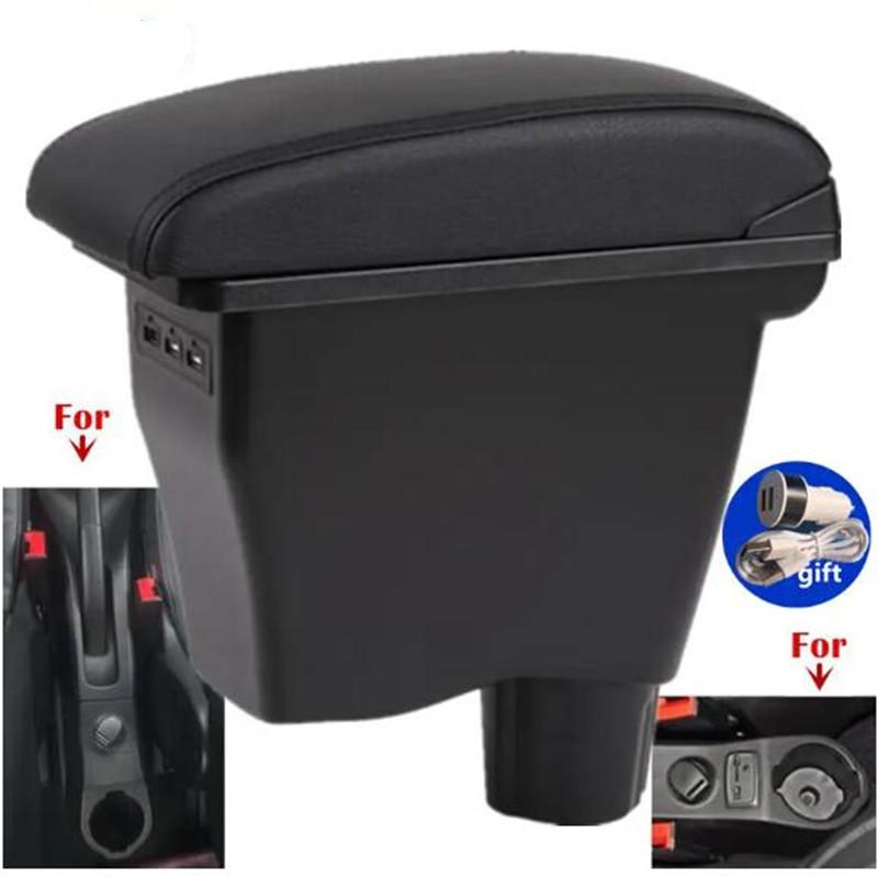 For Smart Fortwo Armrest box for Mercedes New Smart 453 Fortwo Forfour Car Armrest Storage box 2015-2018 Retrofit Car Accessorie