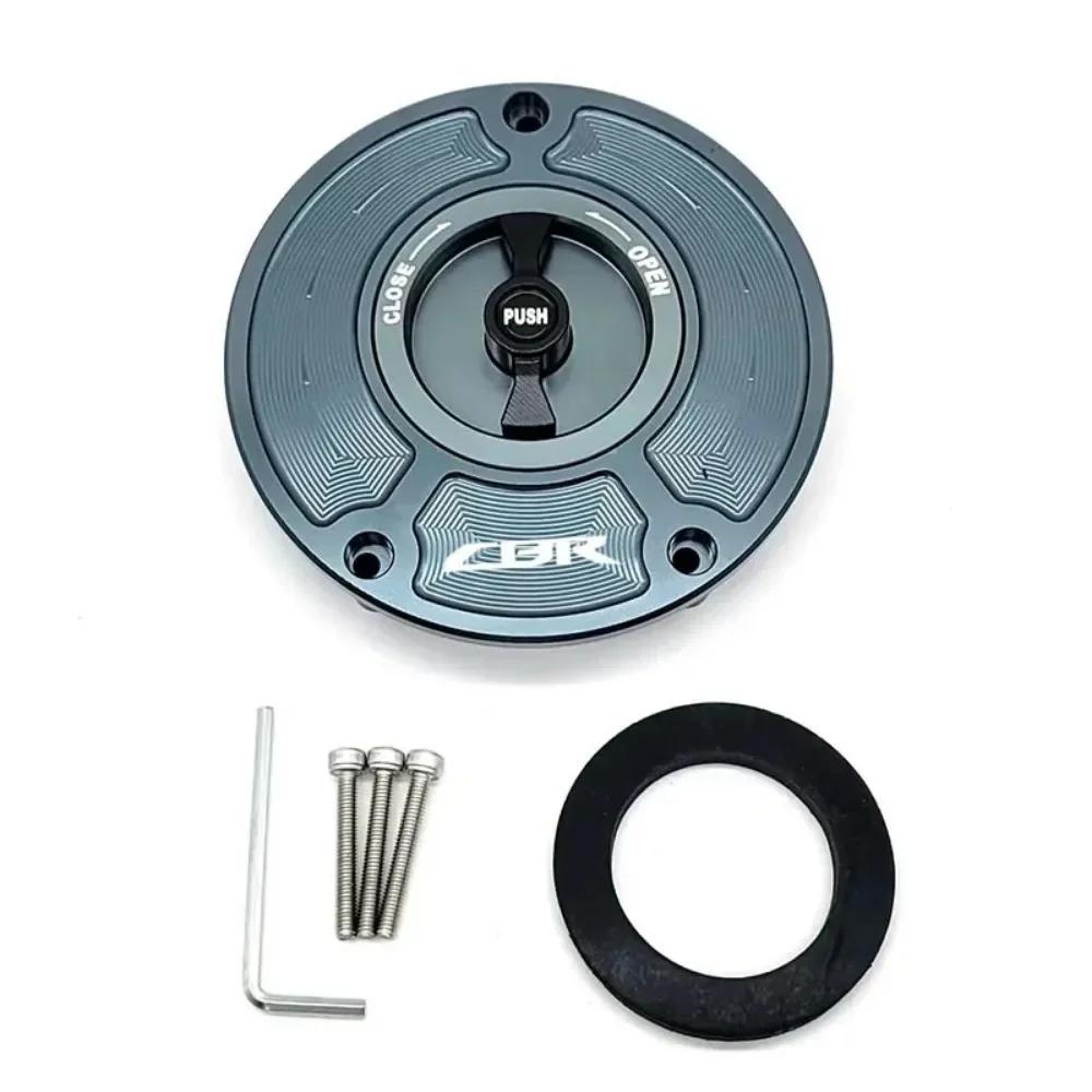 CNC Aluminum Keyless For Honda CBR 600 F4 F3 F2 1991-2008 Motorcycle Accessories Fuel Gas Tank Cap Cover
