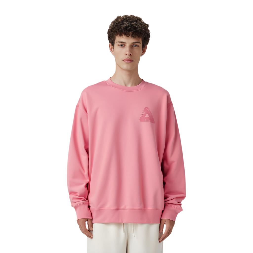 Palace Топы-унисекс Spray Tri-Ferg Crew Dusty Mauve Purple P26CS084