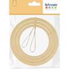 Hanging Wooden Circles - White - 10 To 14 Cm - 3 Pcs - Decorative Objects - DIY