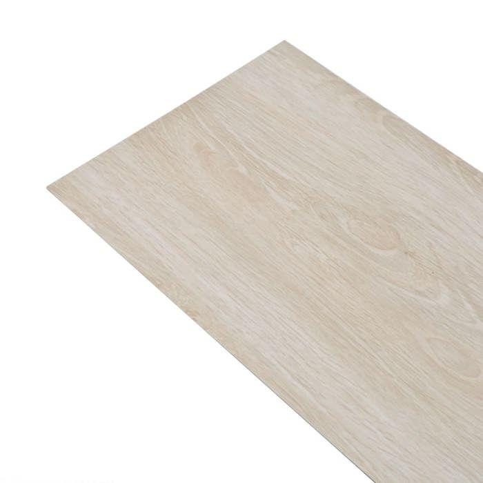 VidaXL Floor Plank Floor Plank Kitchen Bathroom Bedroom PVC Non Self-adhesive 5.26 M² 2 Mm Oak 245164