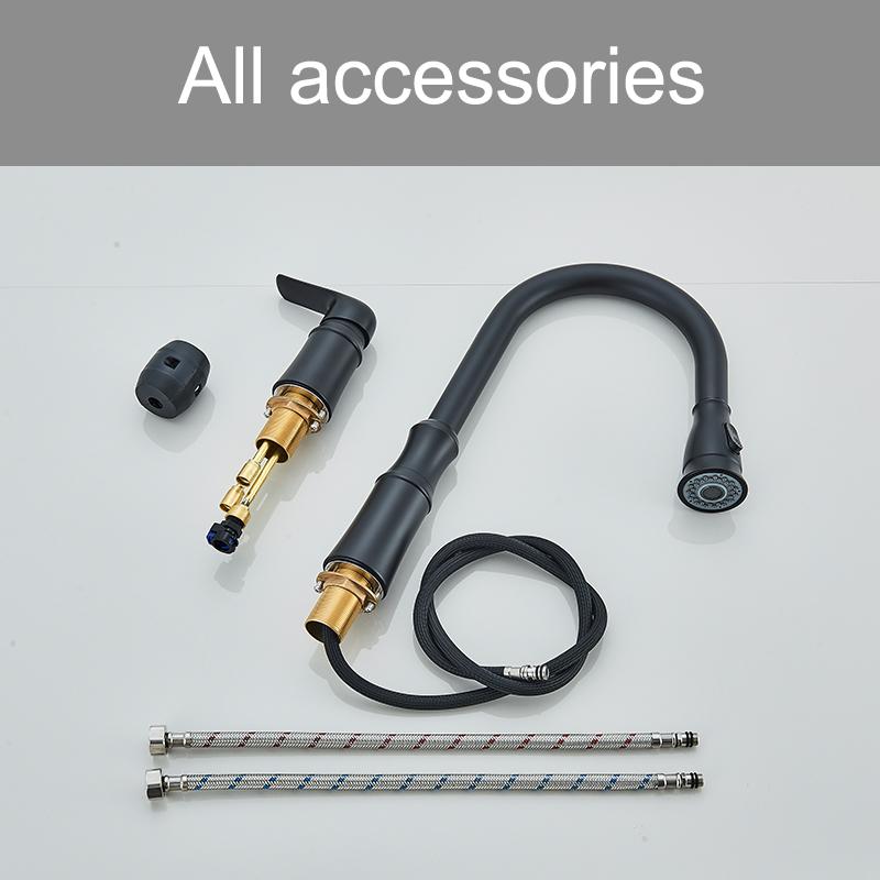 Черный смеситель для раковины с одной ручкой, широкий смеситель для раковины, смеситель для ванной комнаты с широким изливом, горячая и холодная вода