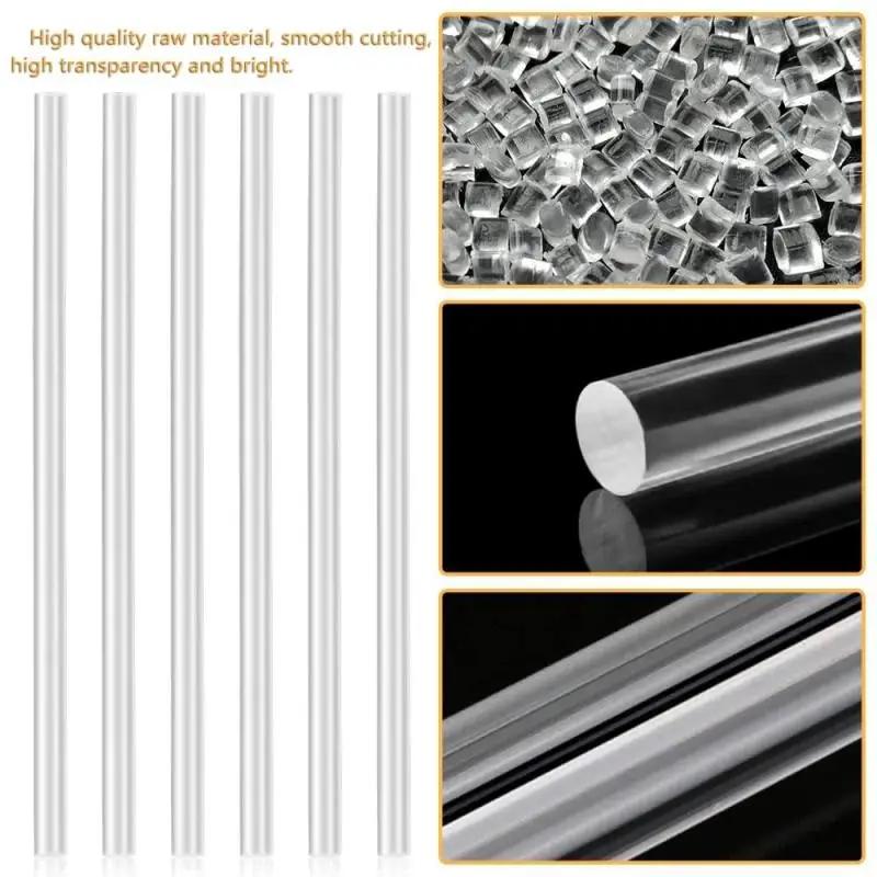 1-10 pcs diameter 2-30mm acrylic pin rod acrylic round rod DIY crafts plant pile curtain pull fixing rod length 100-300mm