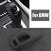 Suede Leather Car Gear Shift Knob Cover Trim For BMW X3 X4 X5 X6 1 2 3 3 4 5 6