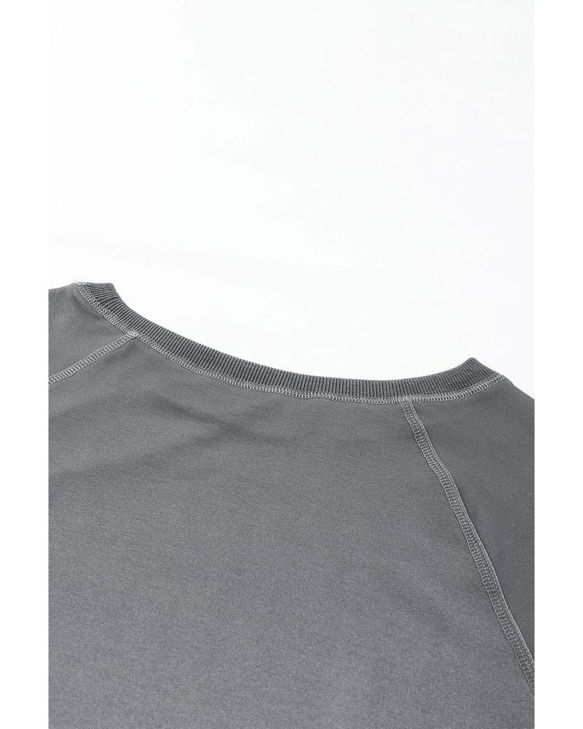 Azura Exchange Толстовка с круглым вырезом и длинными рукавами Ombre