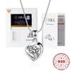 Genuine D Color VVS Moissanite Diamond Heart Necklace For Women Wedding Jewelry S925 Sterling Silver Pendant Gift for Gift