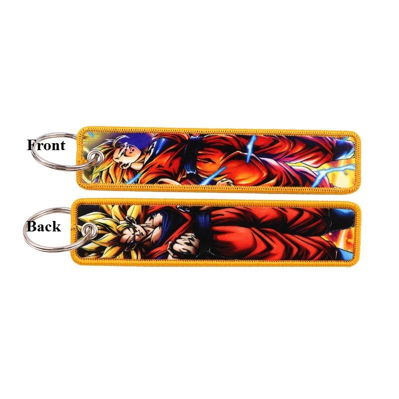 Anime Embroidery Keychain Hanging Rope Wukong Beijita Cartoon Pendant Weaving Fabric Pendant Toy Student Gift