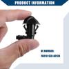 Форсунки омывателя лобового стекла для Honda Pilot 2009-2015 / Спрей-форсунка стеклоочистителя / Прочные / 2 шт. Черные