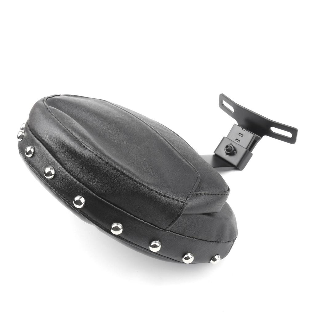 Driver Seat Rider Backrest Pad For 07-17 Fatboy FLSTF Heritage Softail BK