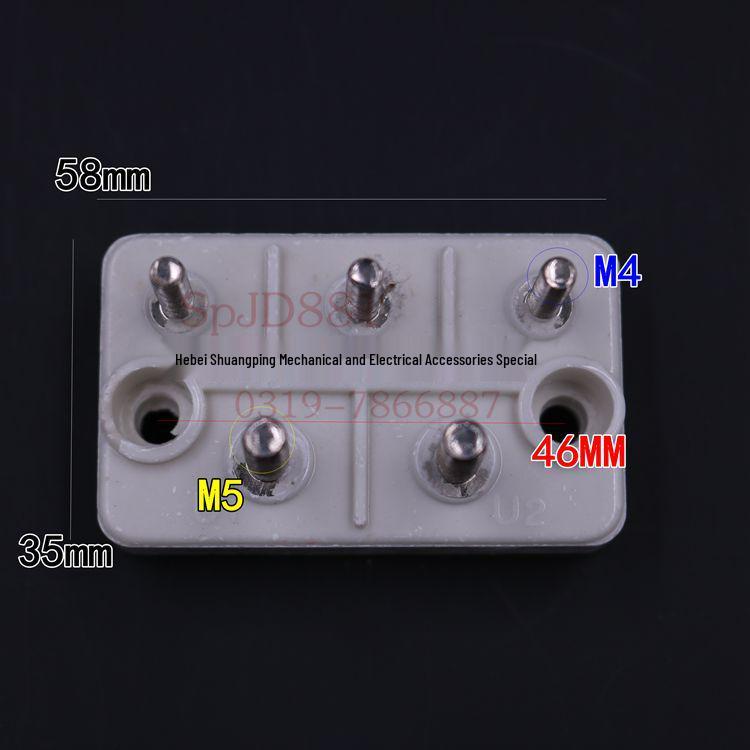 Three-Phase Electric Motor Terminal Board with 5 M8 Terminal Posts for YC Single-Phase Motors