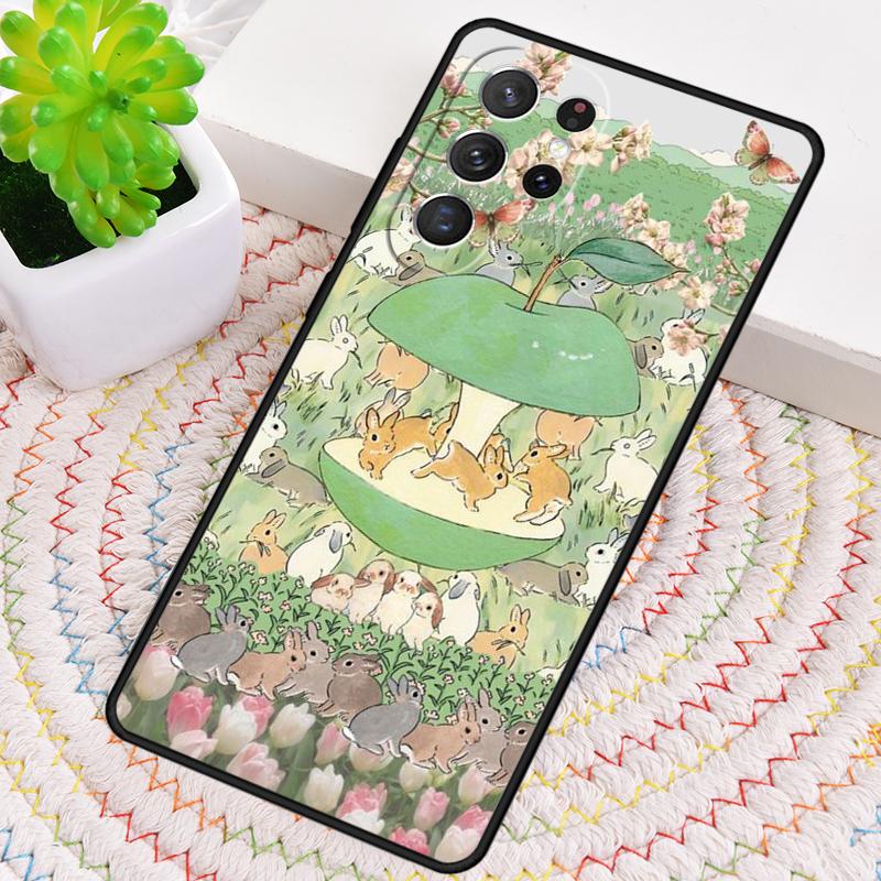 Чехол для телефона Зайчики для Samsung Galaxy note 10 pro S26 Ultra S23 S24 FE S25 S21 S22 PLUS ударопрочный