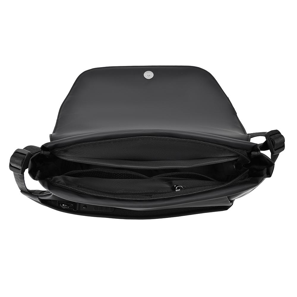 Однотонная мужская плечевая сумка большой вместимости, спортивная сумка через плечо для улицы