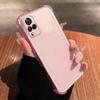 Чехол для Vivo V21 4G/5G Полупрозрачный Матовый с Текстурой Защитный Бампер с Подушками Безопасности по Углам