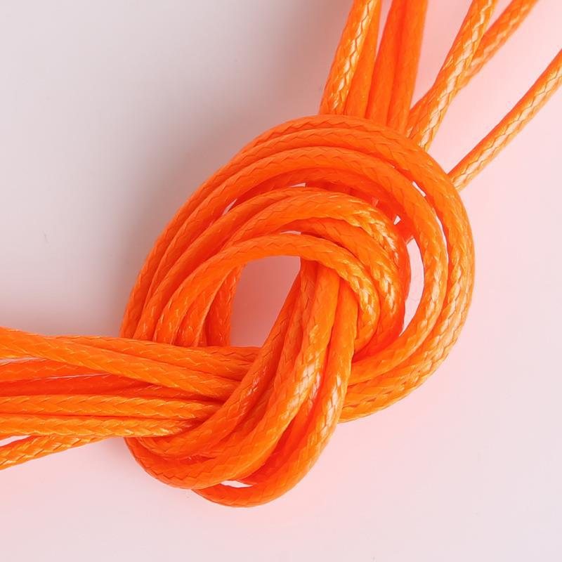 «Корейская вощеная веревка - 1-2 мм цветной шнур для самостоятельного изготовления ожерелий и браслетов»