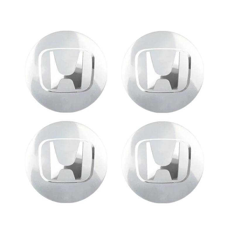 4Pcs 56mm Car Wheel Center Emblem Sticker Hub Cap Badge For Honda Mugen Power TypeR Jazz City Civic Accord FIT HRV XRV CRV GK5