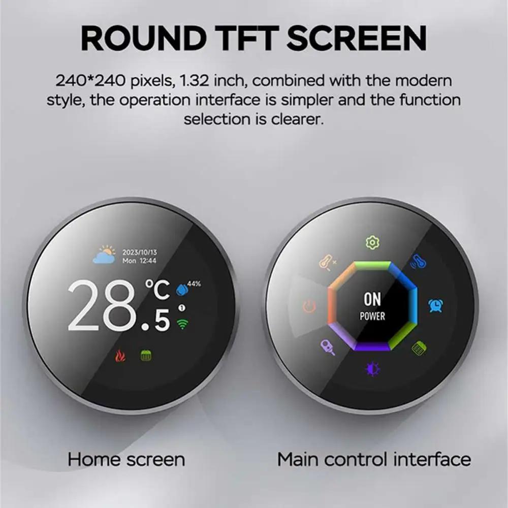 TUYA WiFi Smart Knob Термостат Напольное отопление Водонагреватель Газовый котел Домашний комнатный программируемый контроллер температуры Alexa Google Home