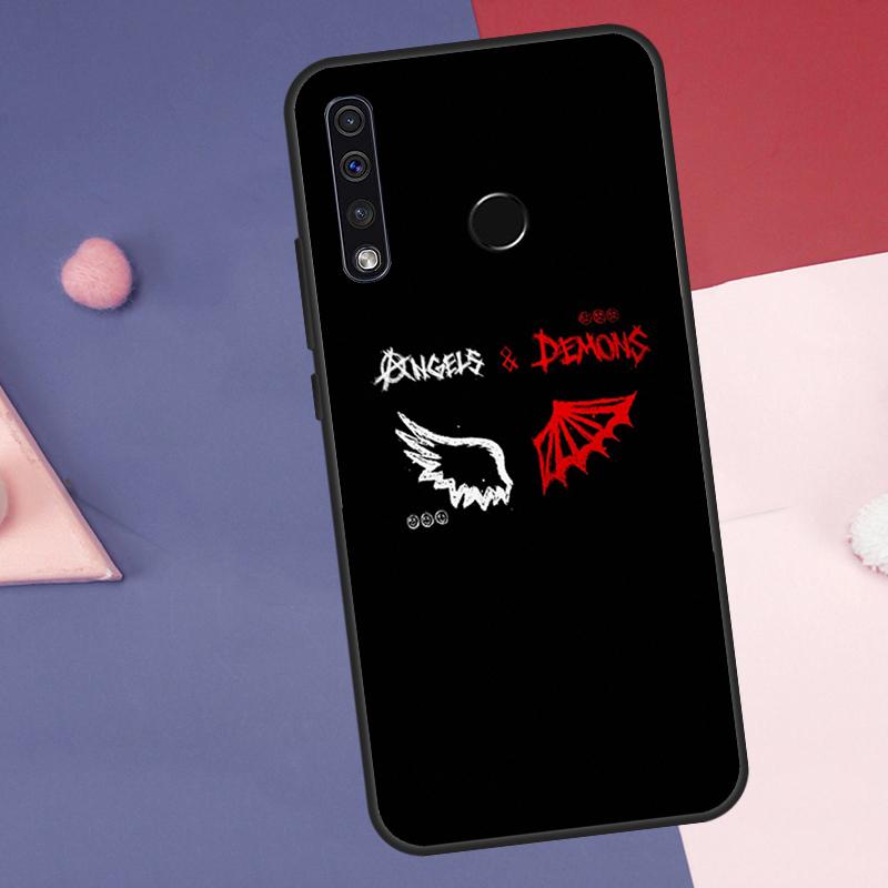 Devil Angel Case For Huawei Nova Y60 Y90 Y70 Y61 Y91 Y72 Y73 12s 12i 11i 8i 9 10 SE P30 P40 Lite P60 Pro