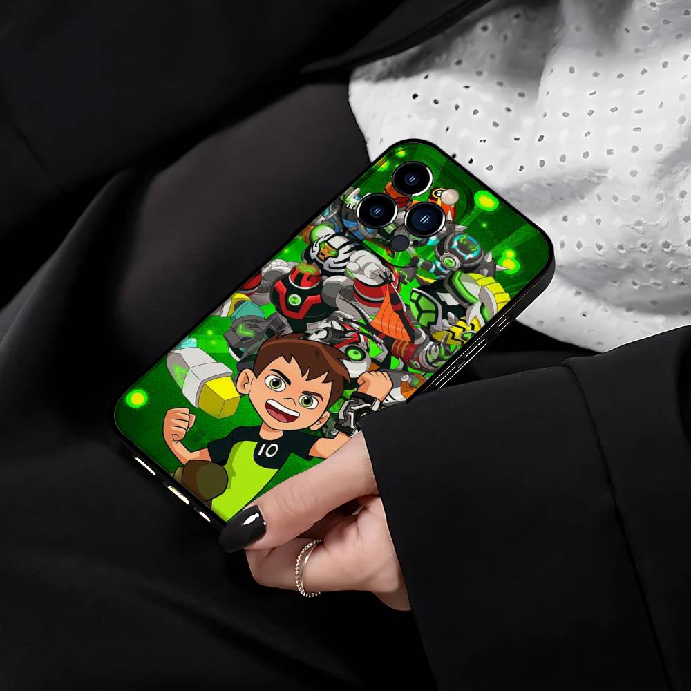 Мультяшный чехол для телефона B-Ben 10 Для iPhone 17 15 Pro Max 14 Pro 12 11 13 Mini X XR XS 16 Plus SE Задняя крышка