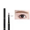 Автоматический карандаш для бровей с двойной головкой, водостойкий и устойчивый к поту, стойкий для размазывания начинающих, кисть для бровей, косметический цвет, трехмерный
