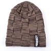 Winter Beanies Hat For Men And Women Fashion Knitted Plaid Skullies Beanie Thick Hats Add Velvet