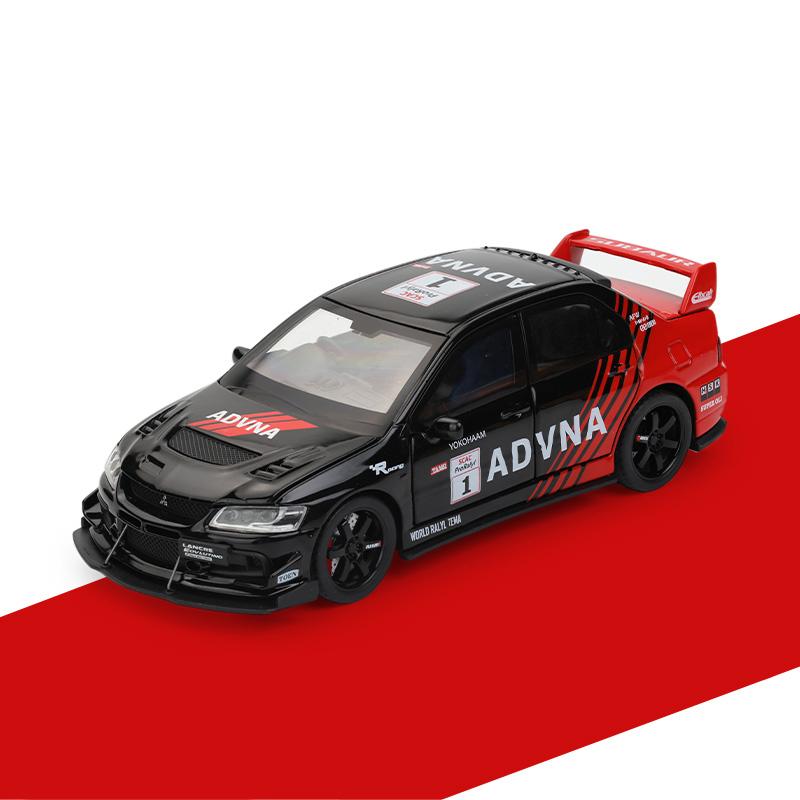 1:32 Мицубиси Лансер Эволюшн EVO Трассовая Окрашенная Спортивная Металлическая Сплавная Литая Модель Автомобиля Миниатюрное Транспортное Средство Mini GT Подарок Другу