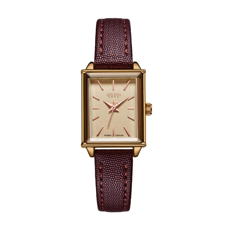 Top Julius Lady Women's Wrist Watch Elegant Simple Fashion Hours Dress Bracelet Real Leather School Girl Birthday Gift Box