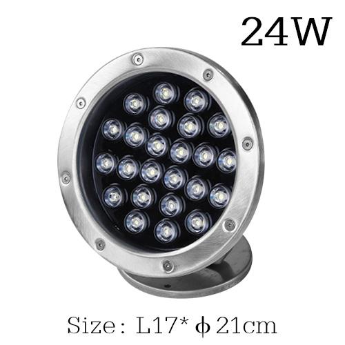 IP68 светодиодный подводный светильник 3 Вт 6 Вт 9 Вт 12 Вт 18 Вт 24 Вт 36 Вт RGB ночник для улицы, сада, бассейна, вечеринки, ландшафта, DC 12 В 24 В