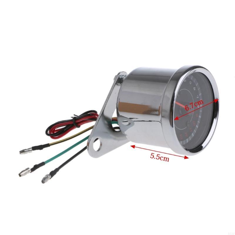 2025 Новый мотоциклетный тахометр 13000 об/мин Светодиодный автомобильный автоматический тахометр Датчик Датчик Вакуумный автомобильный метр Стрелка Универсальный