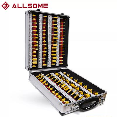 100 шт./компл. 1/4-дюймовый хвостовик из карбида вольфрама фреза для деревообработки HT1192