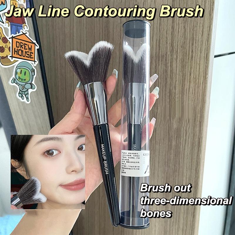 V-Shaped Jaw Line Cheekbone Repair Brushes Facial Contour Shadow Brush Professional Shadow Smudging Brush Face Makeup Tools