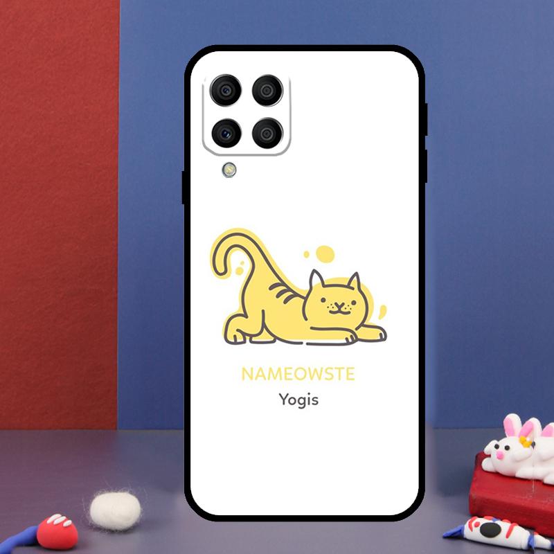 Funny yoga cat For Samsung Galaxy M14 M34 M54 M33 M13 M23 M53 M15 M55 M31 M51 M20 M30s M32 M52 Phone Case