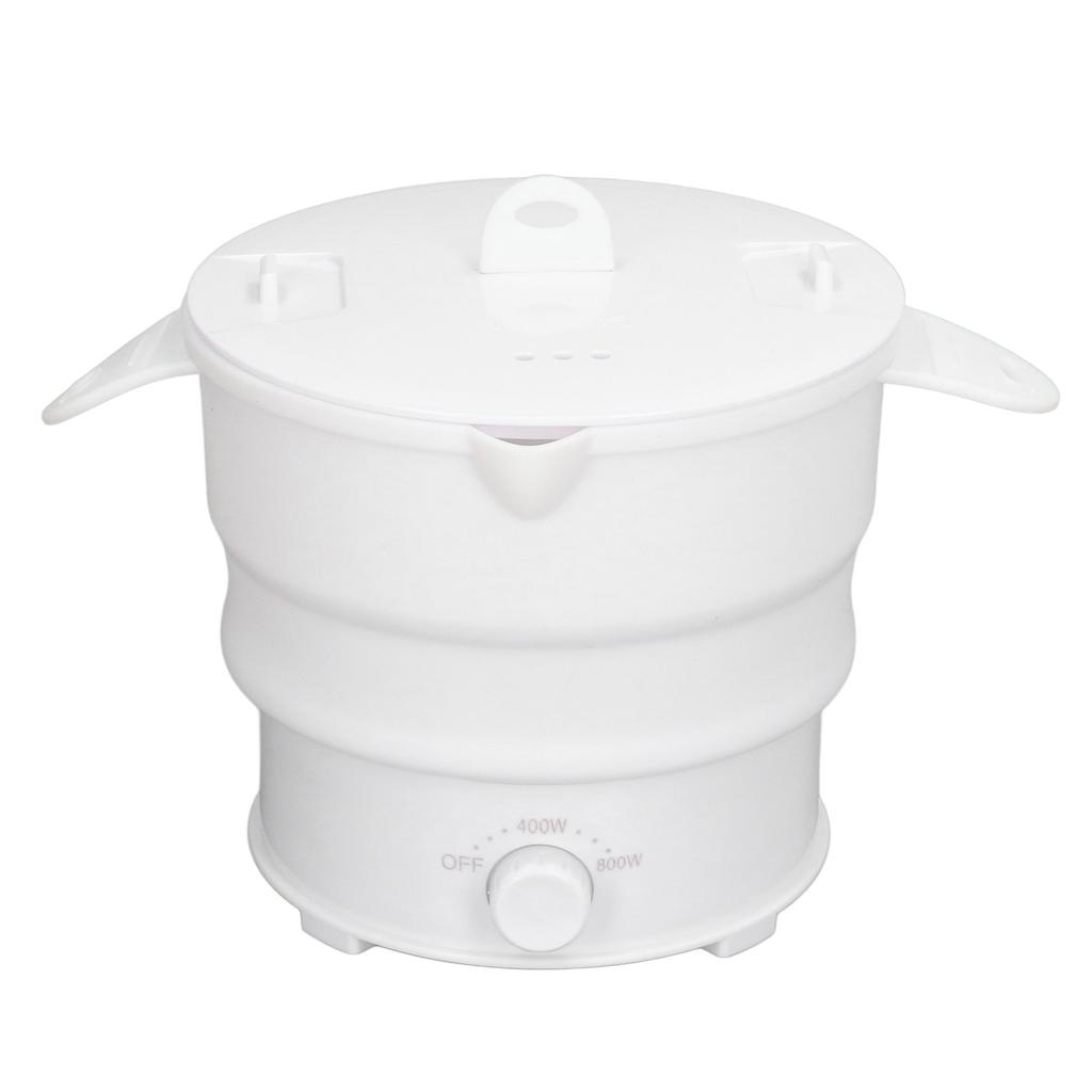 Складная электрическая плита Hot Pot 800 Вт 1,2 л Дорожная кастрюля для кемпинга Офиса Отеля Лапша Каша Суп