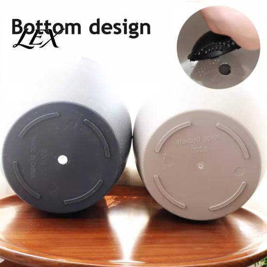 Portable Flower Containers for Patio Modern Plant Pot with Saucer, Gray Garden Pots Drainage Holes, Stone-Look Planter Indoor Outdoor Plants