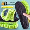 High Elasticity Latex Sport Insoles Soft Shoe Pads Arch Support Orthotic Insoles Breathable Deodorant Shock Absorption Cushion