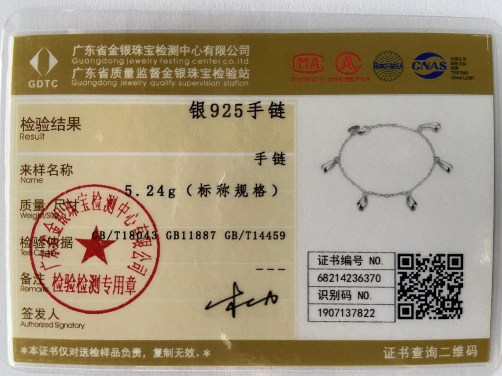 Браслет из стерлингового серебра 925 пробы с каплями воды для женщин, свадебные и помолвочные модные вечерние украшения