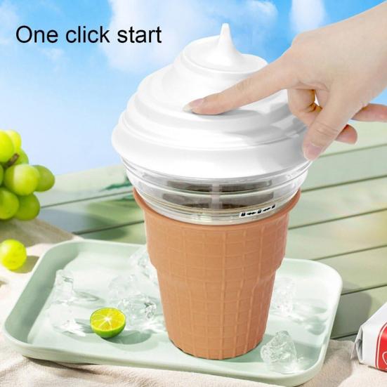 Электрическая машина для приготовления мороженого своими руками, быстрая машина для приготовления фруктового мороженого для домашнего джелато, сорбета, йогурта, молочных коктейлей, напитков