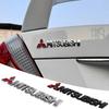 ABS Автомобильный 3D Металлический Значок Логотип Буква Наклейка Стайлинг Декали Для Mitsubishi 9 XASX L200 Colt Outlander Pajero Lancer Eclipse Cross