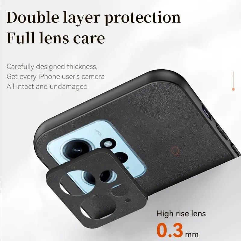 Роскошный чехол из овчины для Xiaomi Redmi Note 12 11 Pro Plus 5g 12s 12pro 4g мужской ретро-задняя крышка на Note12 Note11 S 11pro