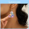 Colorful Ghost Acrylic Earrings For Women Stylish Trendy Fashion Accessories