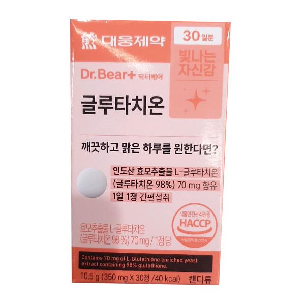 Daewoong Dr. Медведь Глутатион 350мг x 30 Таблеток