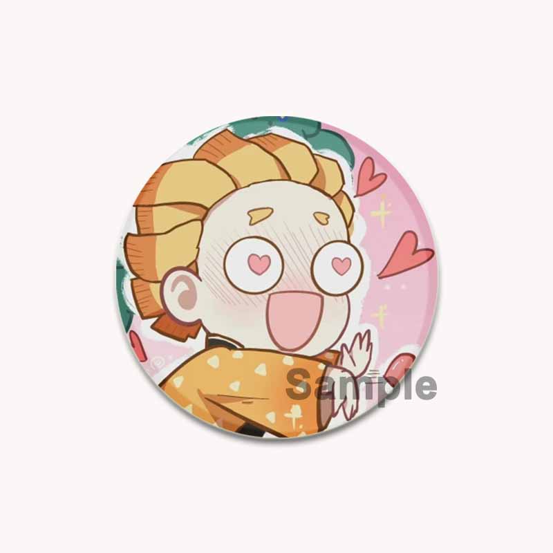 32/44/58 мм аниме Камадо Танджиро/Хасибира Иносукэ броши Кочоу Синобу/Камадо Незуко/Цуюри Канао/Агацума Зеницу значок ручной работы, булавка