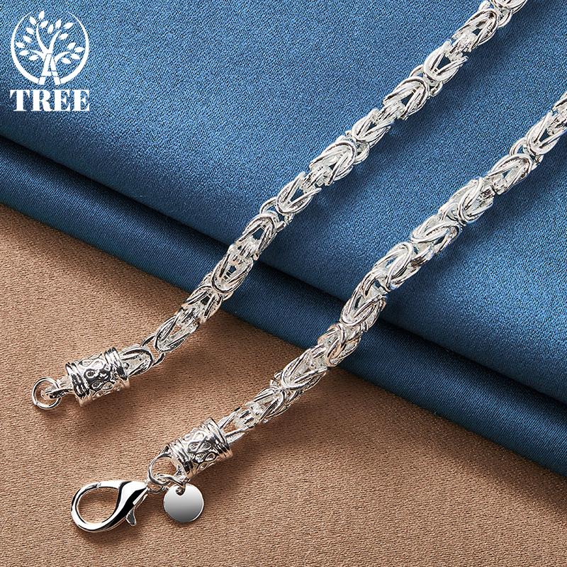 925 Sterling Silver 20 Inch 5mm Faucet Chain Necklace Jewelry