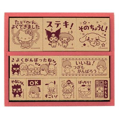 Бевлили Штамп Sanrio Персонажи Sanrio Деревянный Штамп-награда SDH-131