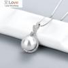Fashion Inlaid Zircon Pearl Pendant Women 'S Water Drop Imitation Natural Pearl Necklace Clavicle Chain Jewelry Wholesale
