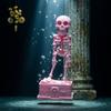 Уникальное украшение для аквариума 3D-печатный танцующий скелет Декор 1 шт. Воздушный насос Подходит для маленьких и средних аквариумов Ландшафтный дизайн
