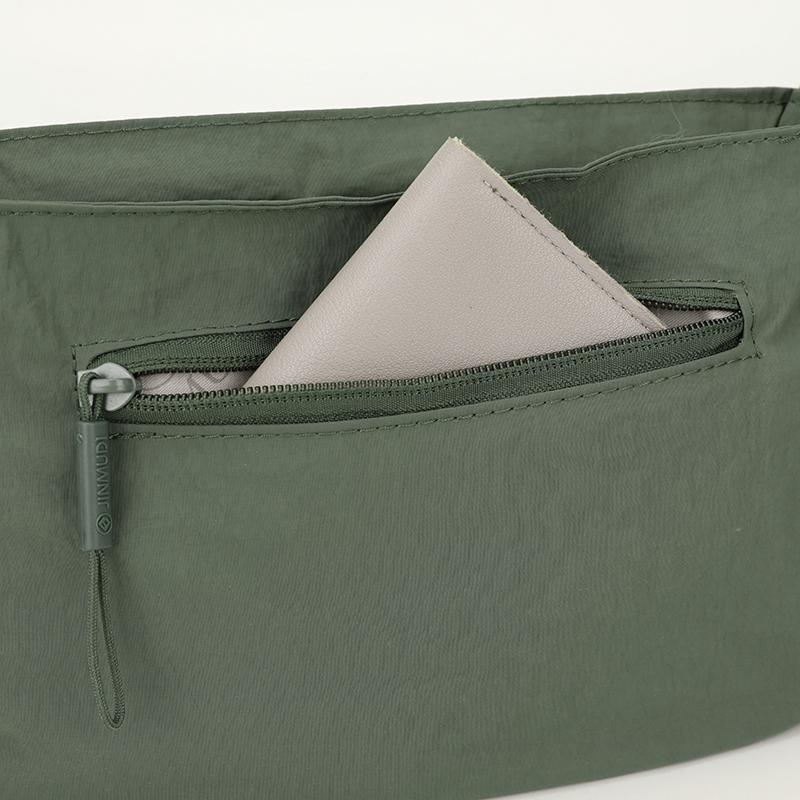 Плиссированная женская сумка с несколькими отделениями, нейлоновая водонепроницаемая легкая сумка через плечо