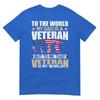 My Dad Is A Veteran Fathers Day Dad Grandpa Veteran TShirt
