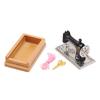 Dollhouse Miniature Sewing Machine Vintage Style Lifelike 1/12 Dollhouse Sewing Machine Model for