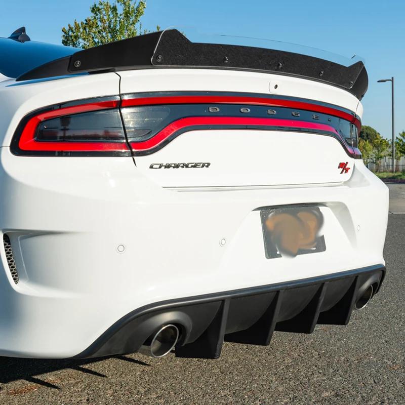 2015-2021 Для Dodge Charger SRT Задний Бампер Губа Диффузор Спойлер Нижний Сплиттер Защита Глянцевый Черный Или Под Карбон