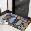 Красочный ковер для ванной комнаты и кухни, коврик для прихожей, противоскользящий ковер, впитывающий воду, кухонный коврик для ванной с узором, коврик из булыжника